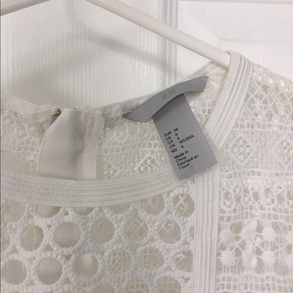H&M White Mesh Dress - Picture 3 of 3
